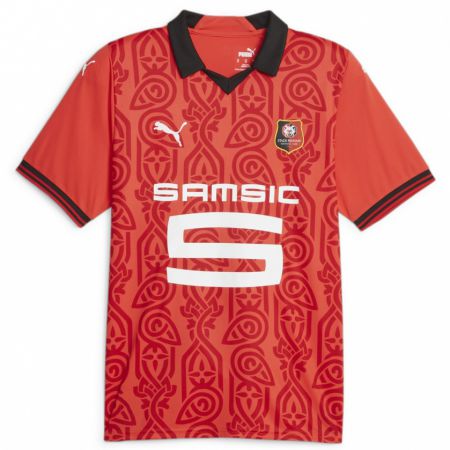 Kandiny Niño Camiseta Lorenz Assignon #22 Rojo 1ª Equipación 2023/24 La Camisa Chile