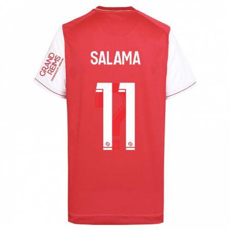 Kandiny Niño Camiseta Amine Salama #11 Rojo 1ª Equipación 2023/24 La Camisa Chile