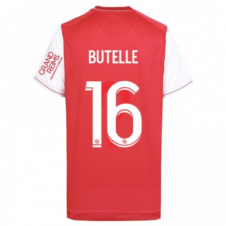 Kandiny Niño Camiseta Ludovic Butelle #16 Rojo 1ª Equipación 2023/24 La Camisa Chile