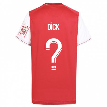 Kandiny Niño Camiseta Livingstone Dick #0 Rojo 1ª Equipación 2023/24 La Camisa Chile