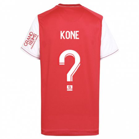 Kandiny Niño Camiseta Abdoul Koné #0 Rojo 1ª Equipación 2023/24 La Camisa Chile
