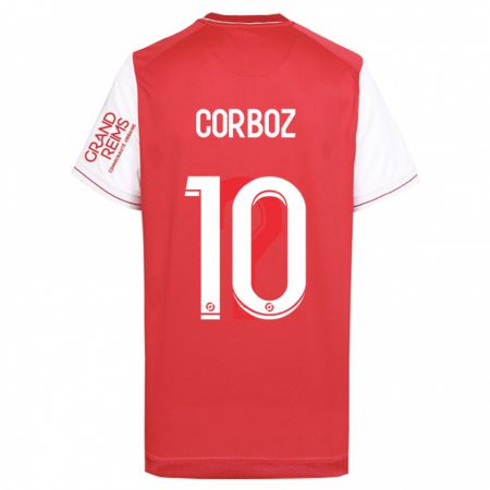 Kandiny Niño Camiseta Rachel Corboz #10 Rojo 1ª Equipación 2023/24 La Camisa Chile