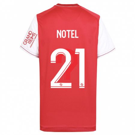 Kandiny Niño Camiseta Lea Notel #21 Rojo 1ª Equipación 2023/24 La Camisa Chile