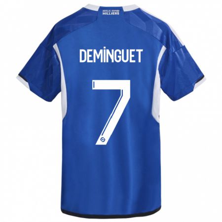 Kandiny Niño Camiseta Jessy Deminguet #7 Azul 1ª Equipación 2023/24 La Camisa Chile