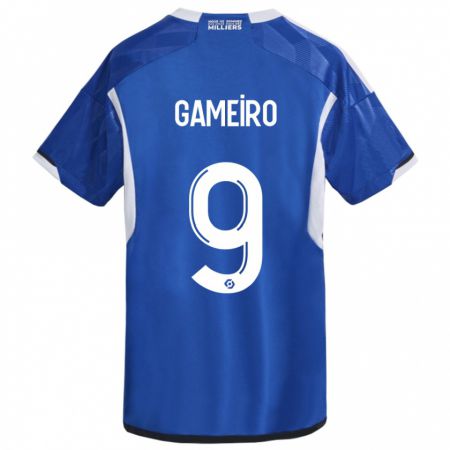 Kandiny Niño Camiseta Kévin Gameiro #9 Azul 1ª Equipación 2023/24 La Camisa Chile