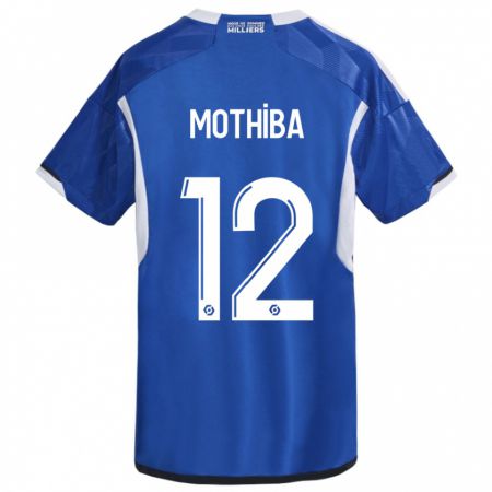Kandiny Niño Camiseta Lebo Mothiba #12 Azul 1ª Equipación 2023/24 La Camisa Chile