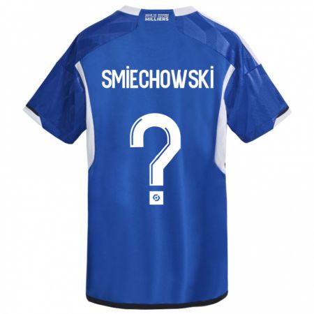 Kandiny Niño Camiseta Artur Smiechowski #0 Azul 1ª Equipación 2023/24 La Camisa Chile