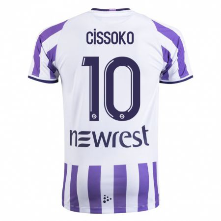 Kandiny Niño Camiseta Ibrahim Cissoko #10 Blanco 1ª Equipación 2023/24 La Camisa Chile