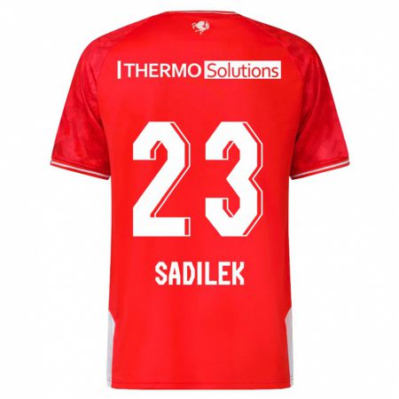 Kandiny Niño Camiseta Michal Sadilek #23 Rojo 1ª Equipación 2023/24 La Camisa Chile