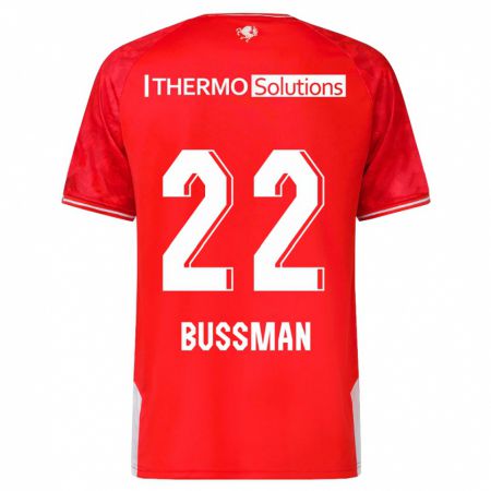 Kandiny Niño Camiseta Fiene Bussman #22 Rojo 1ª Equipación 2023/24 La Camisa Chile