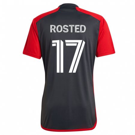 Kandiny Niño Camiseta Sigurd Rosted #17 Gris 1ª Equipación 2023/24 La Camisa Chile
