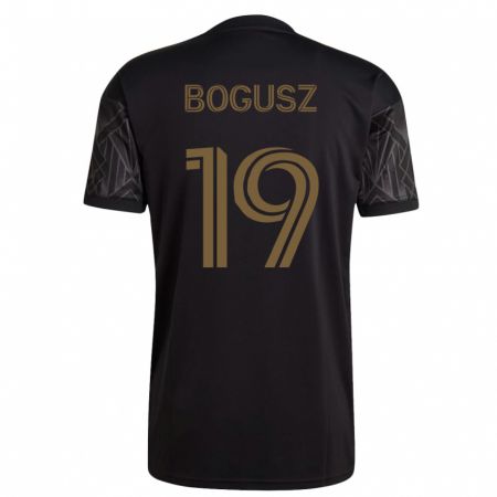 Kandiny Niño Camiseta Mateusz Bogusz #19 Negro 1ª Equipación 2023/24 La Camisa Chile