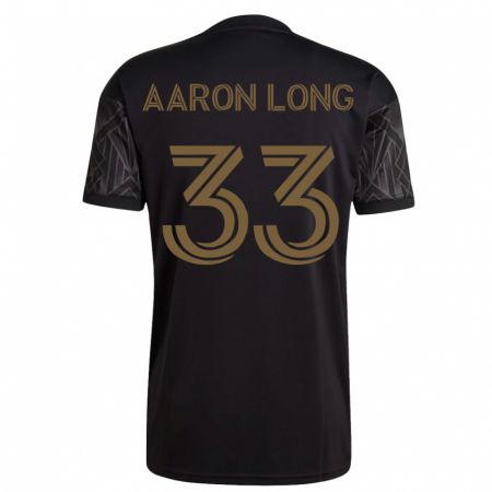 Kandiny Niño Camiseta Aaron Long #33 Negro 1ª Equipación 2023/24 La Camisa Chile