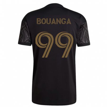 Kandiny Niño Camiseta Denis Bouanga #99 Negro 1ª Equipación 2023/24 La Camisa Chile