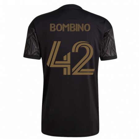 Kandiny Niño Camiseta Luca Bombino #42 Negro 1ª Equipación 2023/24 La Camisa Chile