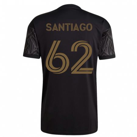 Kandiny Niño Camiseta Joshua Santiago #62 Negro 1ª Equipación 2023/24 La Camisa Chile