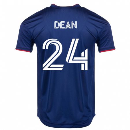 Kandiny Niño Camiseta Jonathan Dean #24 Armada 1ª Equipación 2023/24 La Camisa Chile