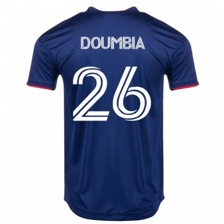Kandiny Niño Camiseta Ousmane Doumbia #26 Armada 1ª Equipación 2023/24 La Camisa Chile
