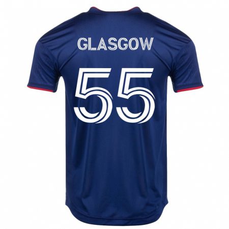 Kandiny Niño Camiseta Omari Glasgow #55 Armada 1ª Equipación 2023/24 La Camisa Chile