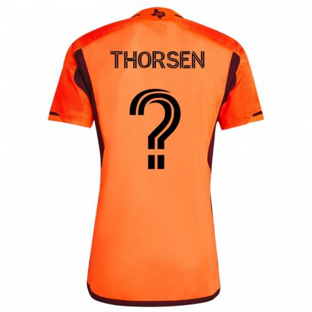 Kandiny Niño Camiseta Liam Thorsen #0 Naranja 1ª Equipación 2023/24 La Camisa Chile