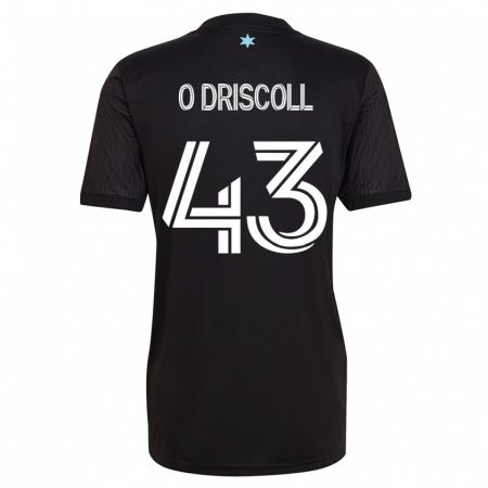 Kandiny Niño Camiseta Rory O'driscoll #43 Negro 1ª Equipación 2023/24 La Camisa Chile