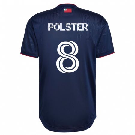 Kandiny Niño Camiseta Matt Polster #8 Armada 1ª Equipación 2023/24 La Camisa Chile
