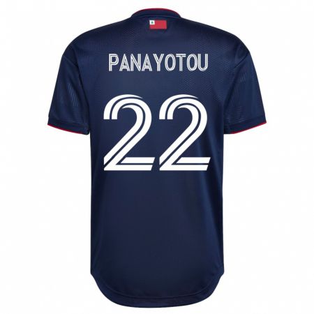 Kandiny Niño Camiseta Jack Panayotou #22 Armada 1ª Equipación 2023/24 La Camisa Chile