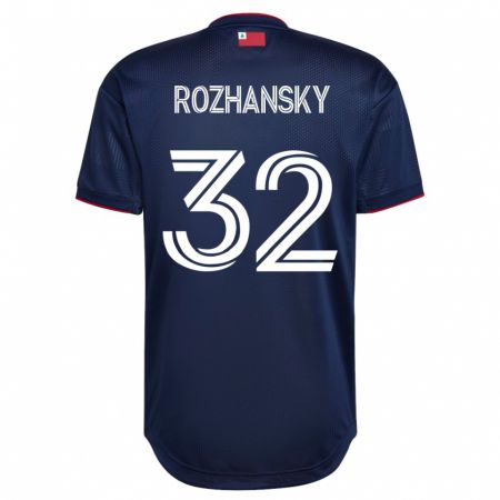 Kandiny Niño Camiseta Jake Rozhansky #32 Armada 1ª Equipación 2023/24 La Camisa Chile