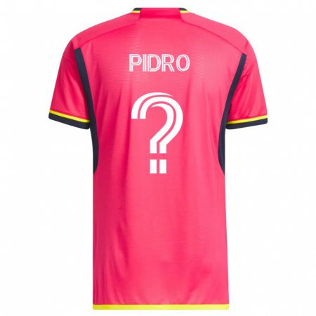Kandiny Niño Camiseta Selmir Pidro #0 Rosa 1ª Equipación 2023/24 La Camisa Chile