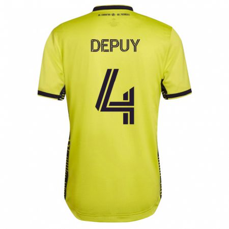 Kandiny Niño Camiseta Nick Depuy #4 Amarillo 1ª Equipación 2023/24 La Camisa Chile