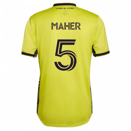 Kandiny Niño Camiseta Jack Maher #5 Amarillo 1ª Equipación 2023/24 La Camisa Chile