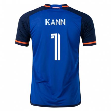 Kandiny Niño Camiseta Alec Kann #1 Azul 1ª Equipación 2023/24 La Camisa Chile