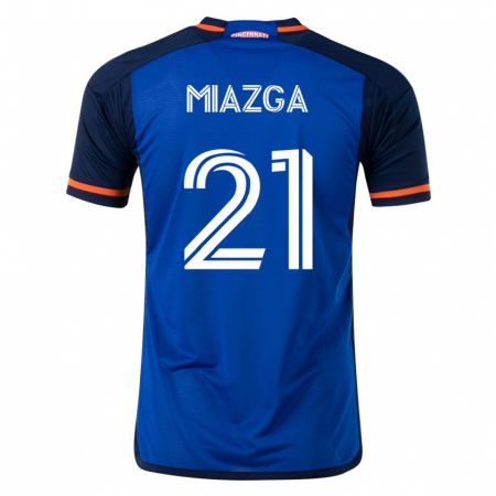 Kandiny Niño Camiseta Matt Miazga #21 Azul 1ª Equipación 2023/24 La Camisa Chile
