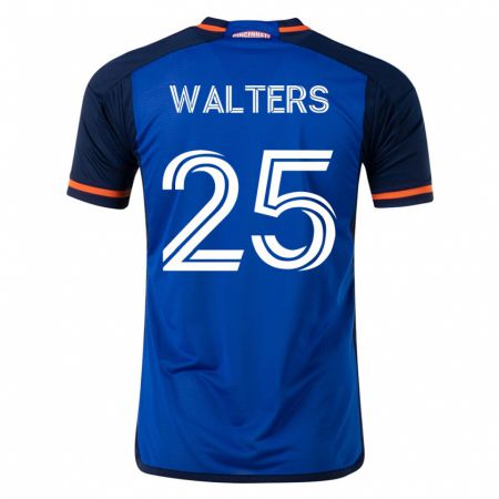 Kandiny Niño Camiseta Paul Walters #25 Azul 1ª Equipación 2023/24 La Camisa Chile
