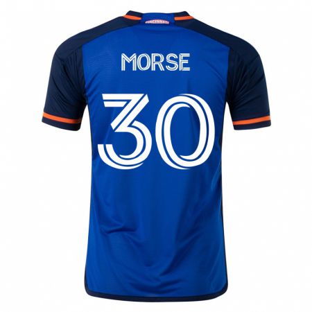 Kandiny Niño Camiseta Hunter Morse #30 Azul 1ª Equipación 2023/24 La Camisa Chile