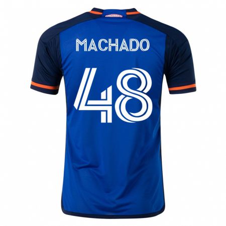 Kandiny Niño Camiseta Juan Machado #48 Azul 1ª Equipación 2023/24 La Camisa Chile