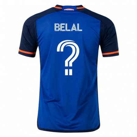 Kandiny Niño Camiseta Ryan Belal #0 Azul 1ª Equipación 2023/24 La Camisa Chile