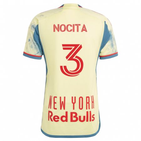 Kandiny Niño Camiseta Matthew Nocita #3 Amarillo 1ª Equipación 2023/24 La Camisa Chile