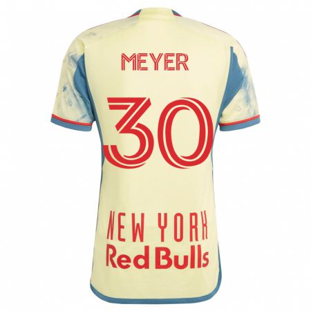 Kandiny Niño Camiseta Will Meyer #30 Amarillo 1ª Equipación 2023/24 La Camisa Chile