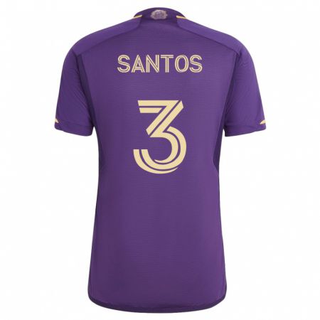 Kandiny Niño Camiseta Rafael Santos #3 Violeta 1ª Equipación 2023/24 La Camisa Chile