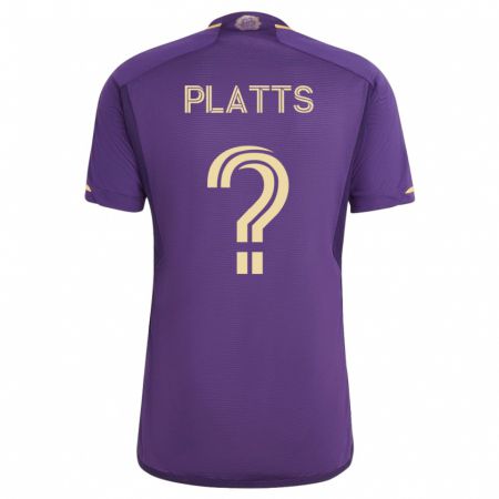 Kandiny Niño Camiseta Shawn Platts #0 Violeta 1ª Equipación 2023/24 La Camisa Chile