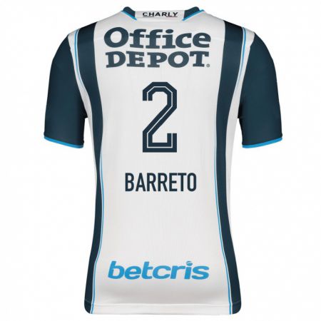 Kandiny Niño Camiseta Sergio Barreto #2 Armada 1ª Equipación 2023/24 La Camisa Chile