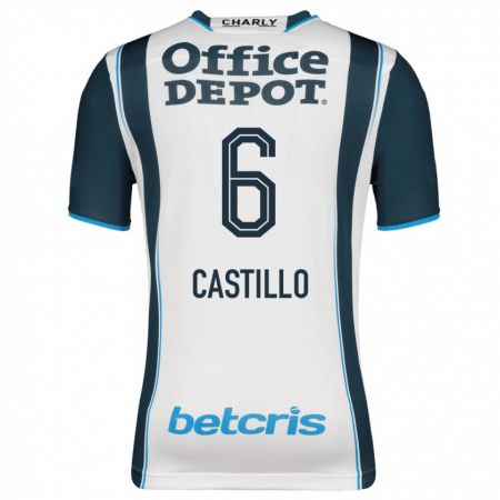 Kandiny Niño Camiseta Byron Castillo #6 Armada 1ª Equipación 2023/24 La Camisa Chile