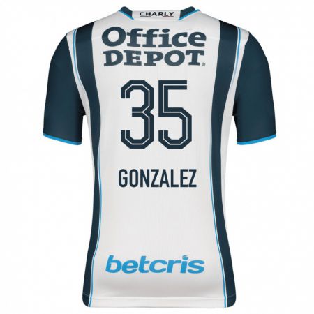 Kandiny Niño Camiseta Bryan González #35 Armada 1ª Equipación 2023/24 La Camisa Chile