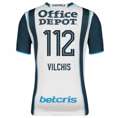 Kandiny Niño Camiseta Leonardo Vílchis #112 Armada 1ª Equipación 2023/24 La Camisa Chile