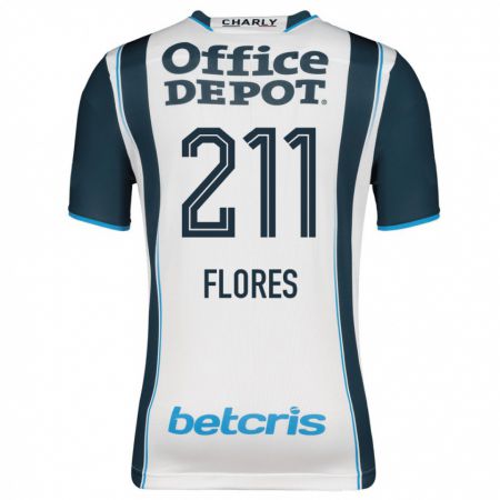 Kandiny Niño Camiseta Luis Flores #211 Armada 1ª Equipación 2023/24 La Camisa Chile