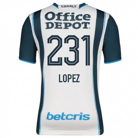 Kandiny Niño Camiseta Víctor López #231 Armada 1ª Equipación 2023/24 La Camisa Chile