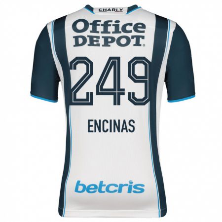 Kandiny Niño Camiseta Aldo Encinas #249 Armada 1ª Equipación 2023/24 La Camisa Chile