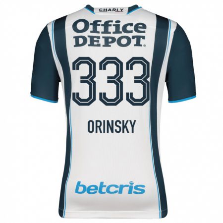Kandiny Niño Camiseta Edson Orinsky #333 Armada 1ª Equipación 2023/24 La Camisa Chile