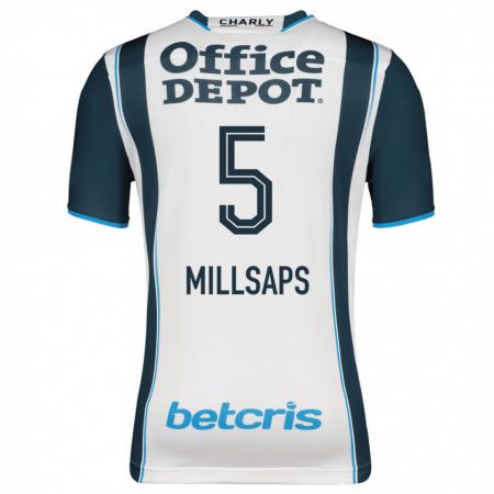 Kandiny Niño Camiseta Vanessa Millsaps #5 Armada 1ª Equipación 2023/24 La Camisa Chile